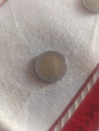Italia moneta euro poeta - italia, 2