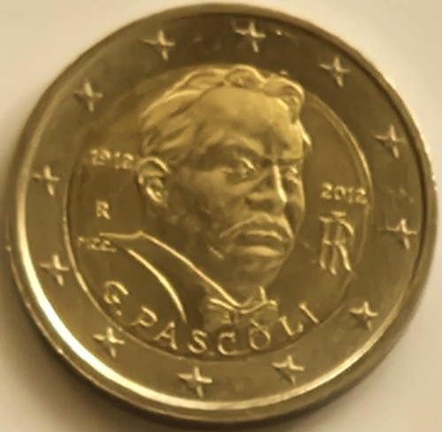 Italia moneta euro poeta - da, 2