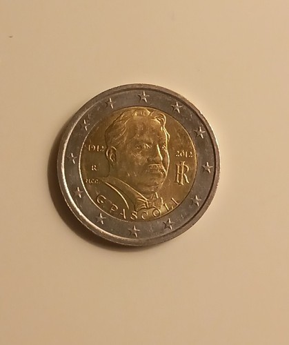 Moneta euro commemorativa - moneta,