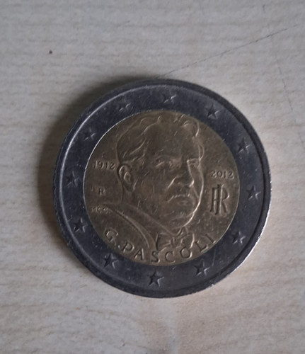 Moneta euro commemorativa - moneta,