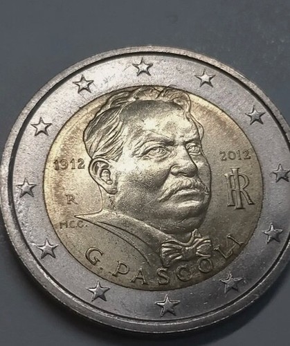 Moneta euro giovanni pascoli - giovanni,